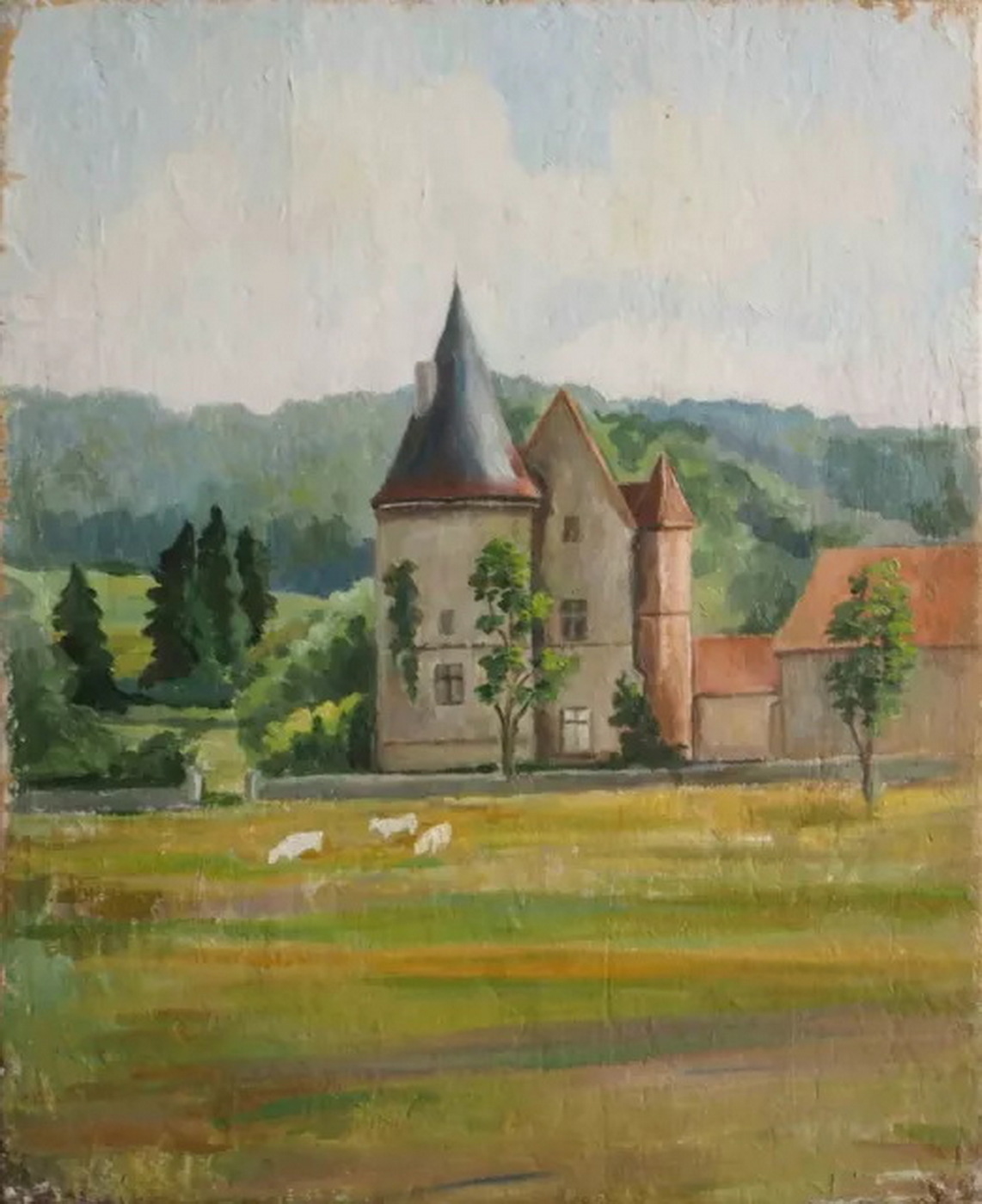 D14 Chateau Paysage campagne