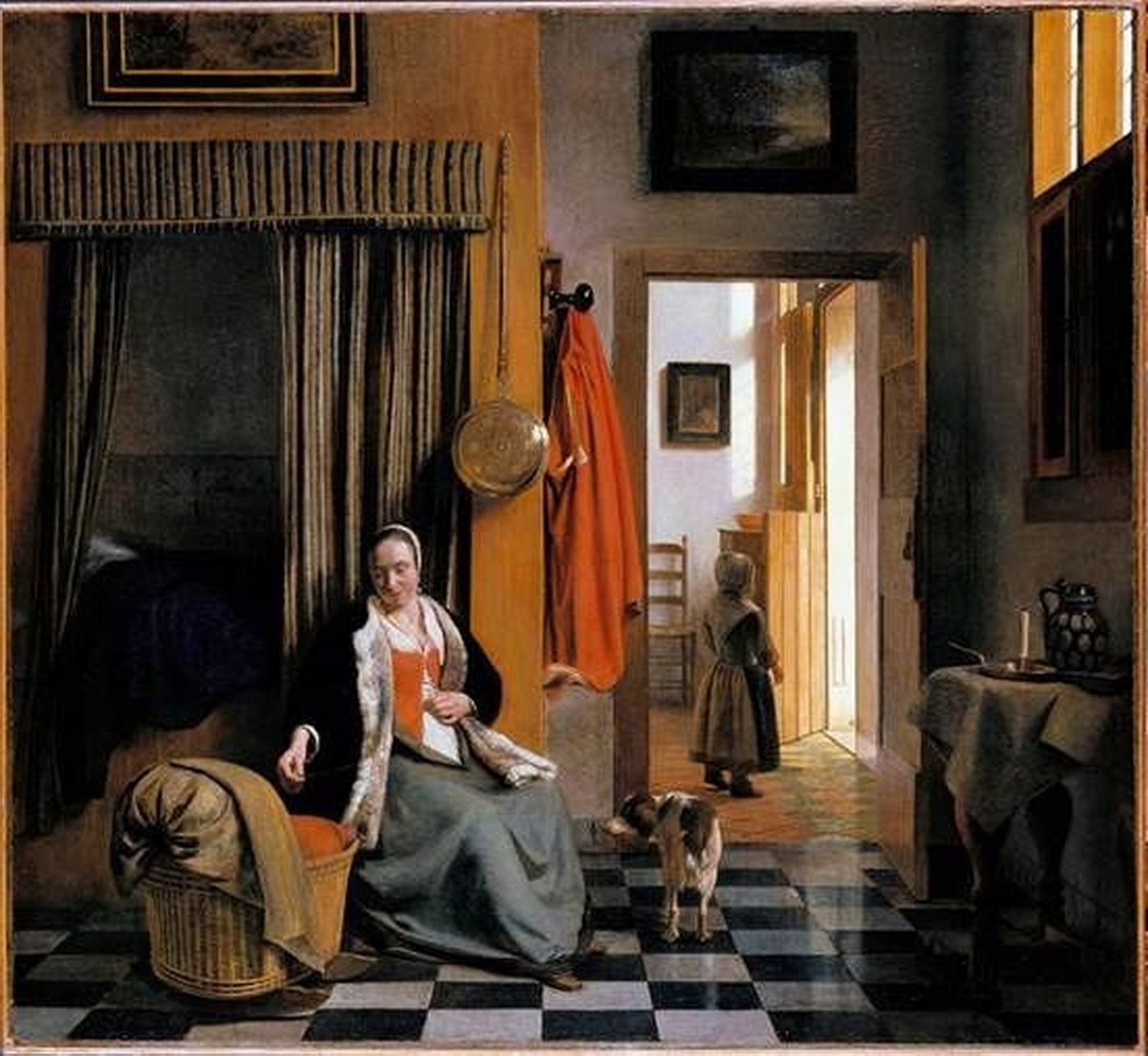 D18 vermeer femme interieur